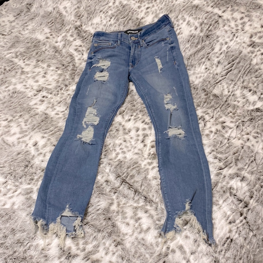 Express Jeans. Stretch + Performance Ankle Leggin… - image 1